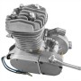 [US Warehouse] 50cc 2-stroke High Power Engine Bicycle Motor Kit for 26 inch / 28 inch Motorcycles(Silver)